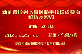 银穗财税集团《新征管形势下高风险事项稽查要点解析及应对》专题培训圆满成功举办